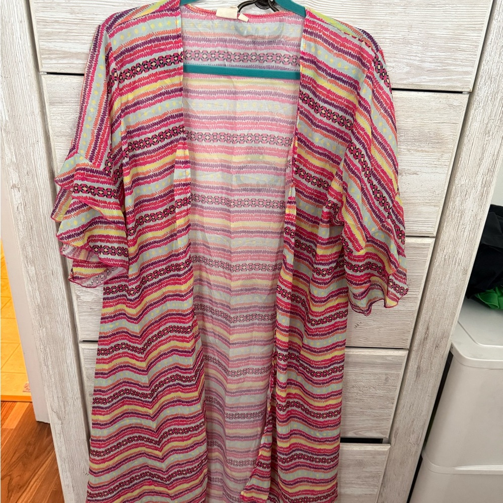 Grace & Emma Southern Grace Southwestern Print Kimono / Duster